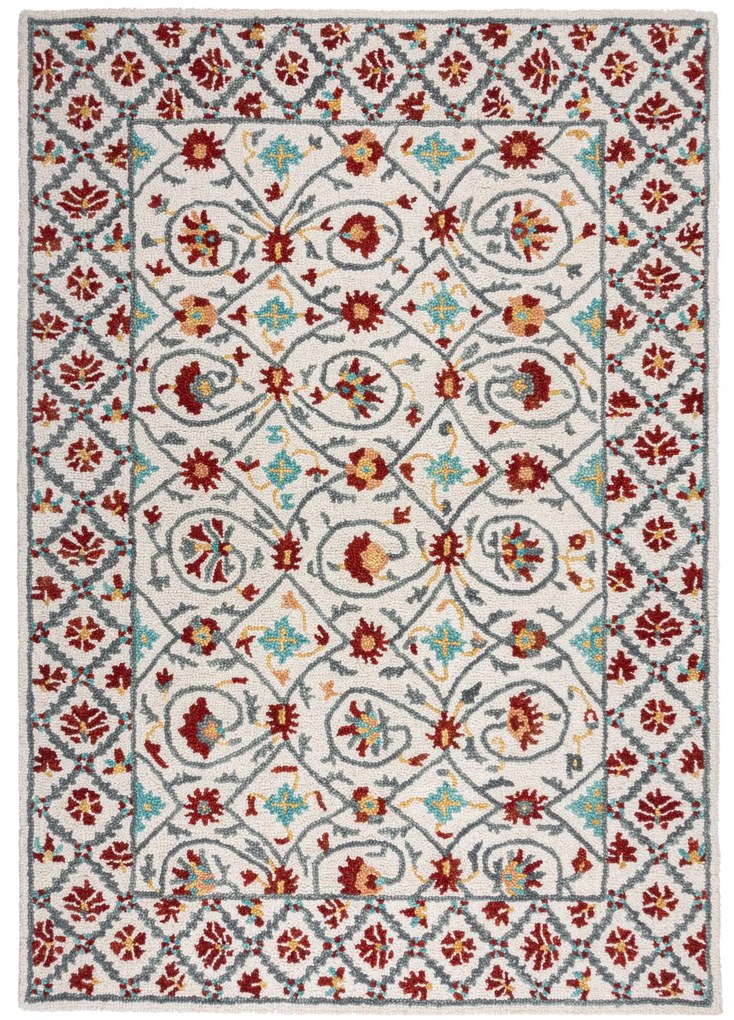 Kusový koberec Wool Loop Iris Red/Blue, 120x170, viacfarebná, obývacia izba, Flair Rugs