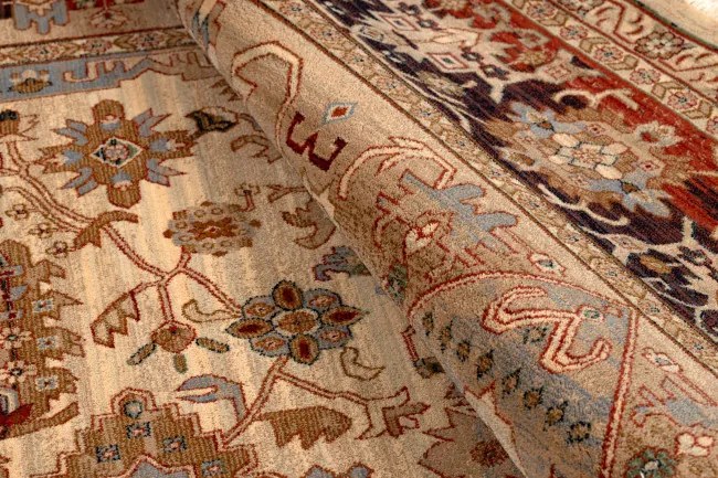 Koberec KESHAN, strapce 1255/53525 béžový / terakota