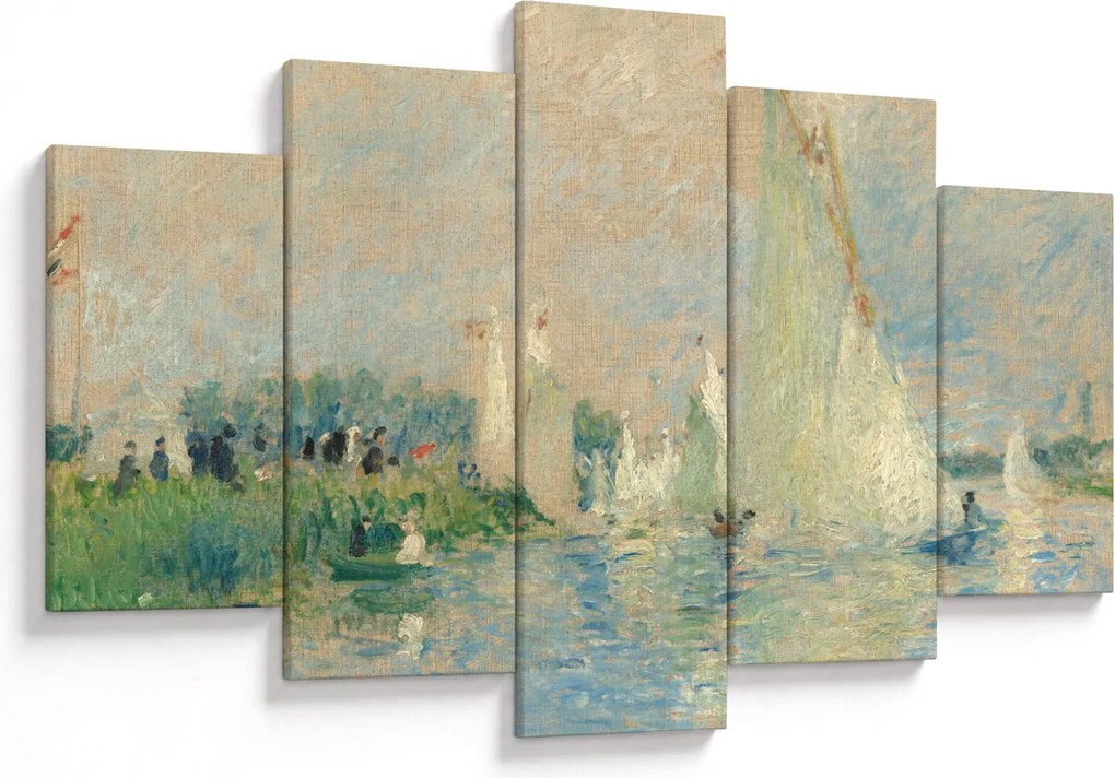 Obraz - Auguste Renoir, Regatta at Argenteuil, reprodukcia (150x105 cm)
