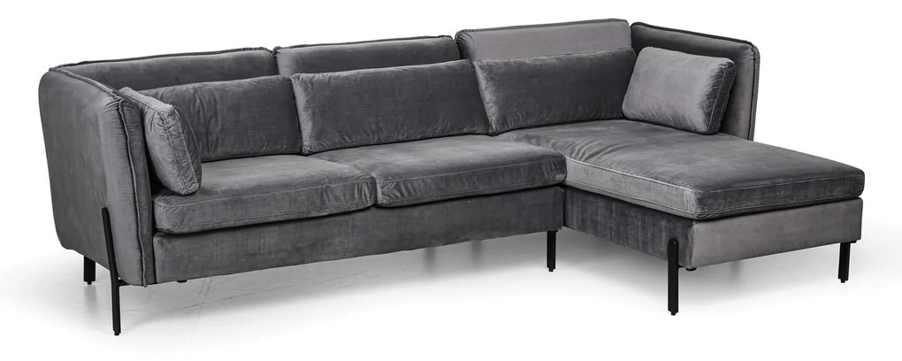 Látková sedacia súprava ELIE, sivá