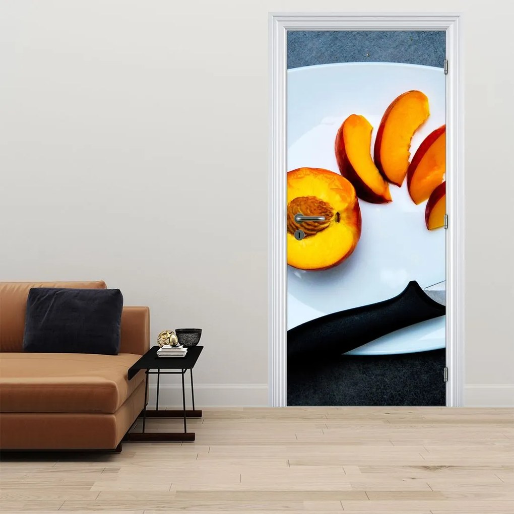 Fototapeta na dvere - Broskyňa (95x205cm)