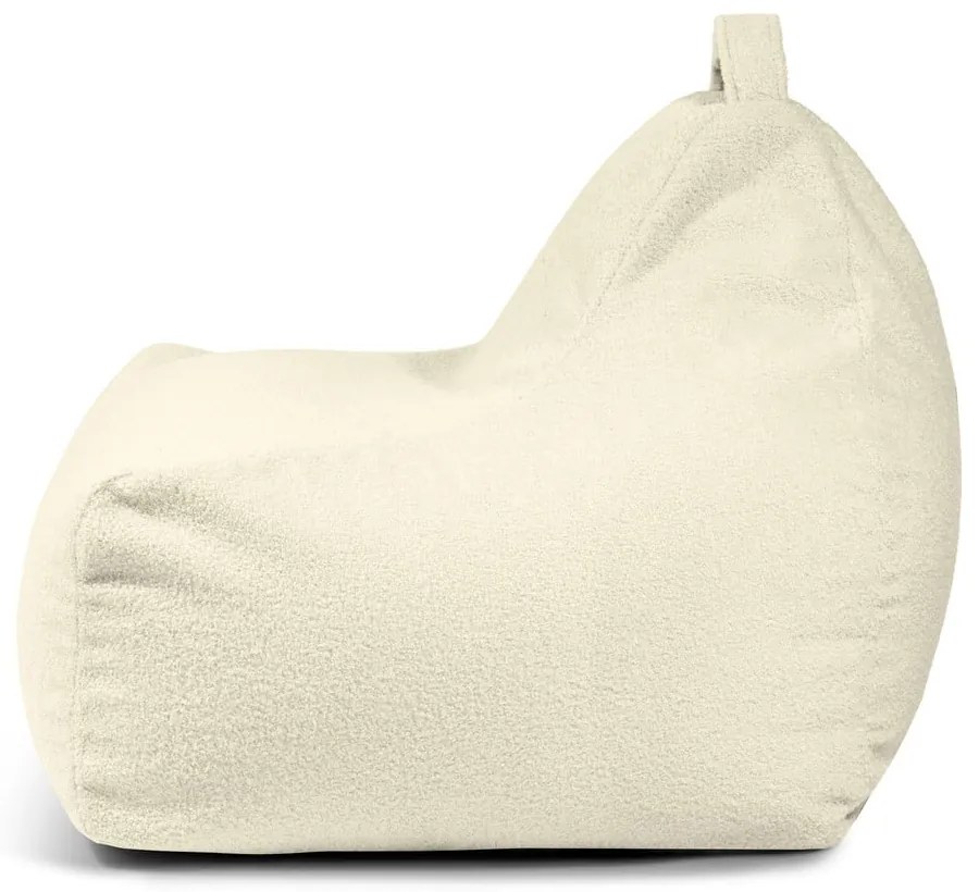 Hnedý detský sedací vak z textílie buklé Game Amuse – SLOWDOWN