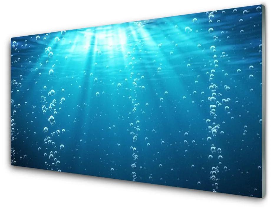 Obraz na akrylátovom skle Voda umenie 140x70 cm