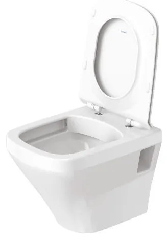 Duravit DuraStyle - Závesné WC Compact, Rimless®, biela 2571090000