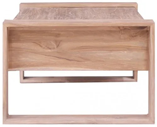 vidaXL Konferenčný stolík 110x60x40 cm masívne teakové drevo-