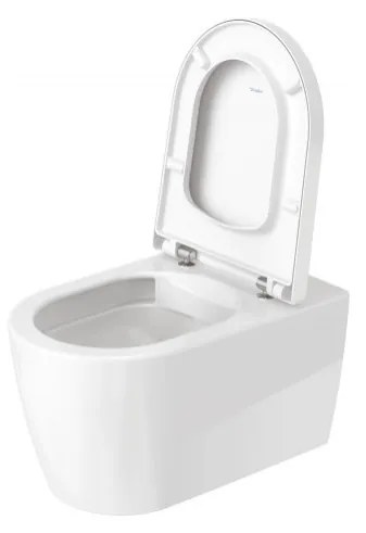 Duravit ME by Starck - Závesné WC Rimless set, biela 45290900A1