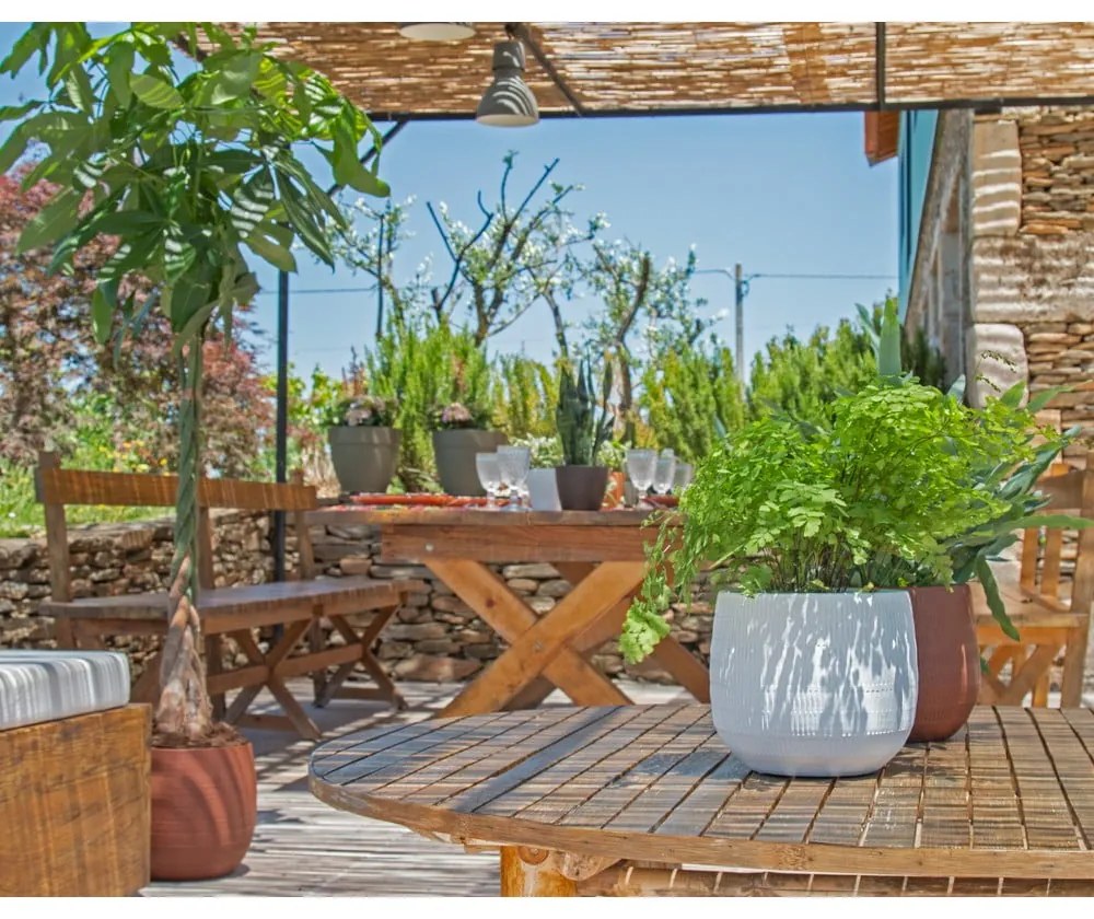 Keramický ručne vyrobený kvetináč ø 16 cm Aura – Artevasi