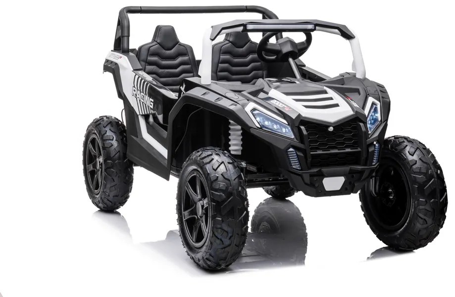 LEAN CARS ELEKTRICKÉ AUTÍČKO ATV STRONG Racing 4x4 Buggy Biela 2X180 W - 24V - 24V14Ah - 2023