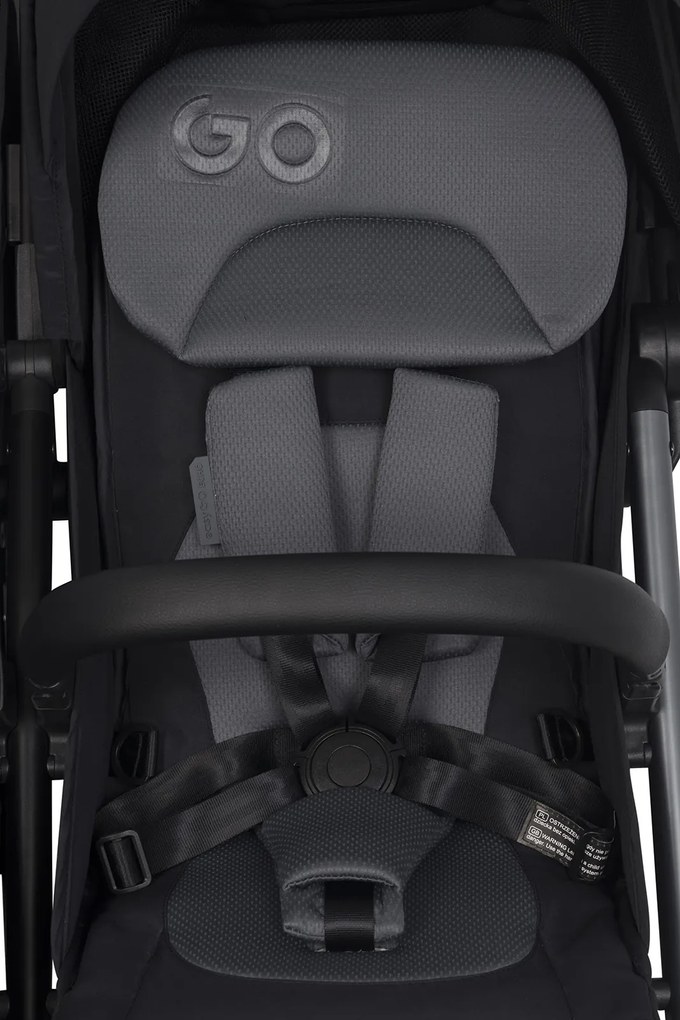 Súrodenecký kočík EasyGo Echo Ebony Black