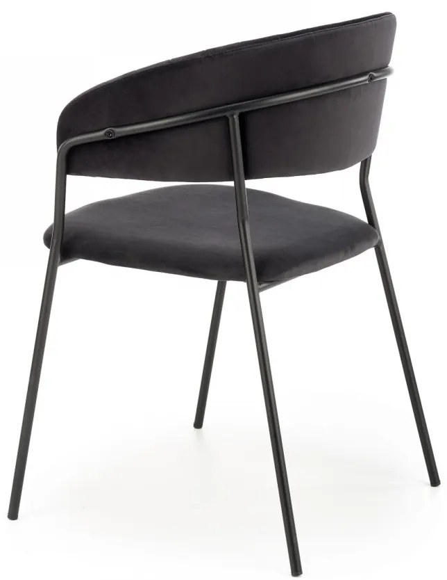 Designová stolička Peva čierna