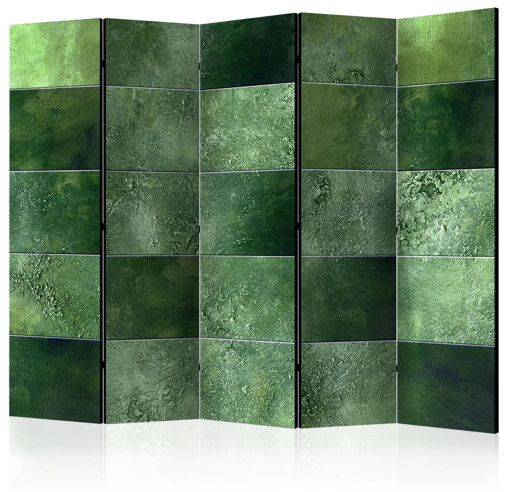 Artgeist Paraván - Green Puzzle II [Room Dividers]