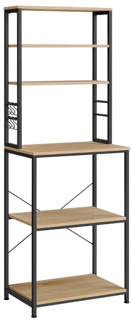 Polica OSKAR KKS024B11 hnedá