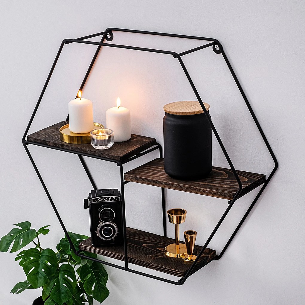 Nástenná polica Narcissus