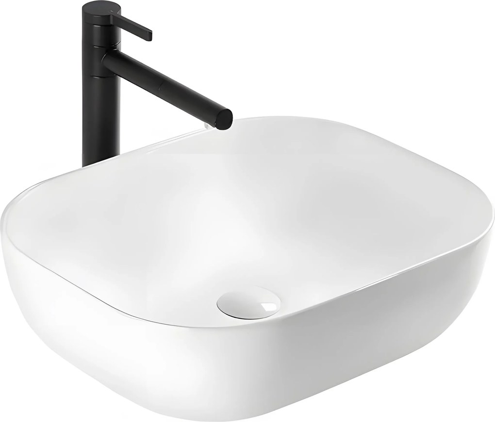 Rea Mona umývadlo, 51 x 40 cm, biela, REA-U6300