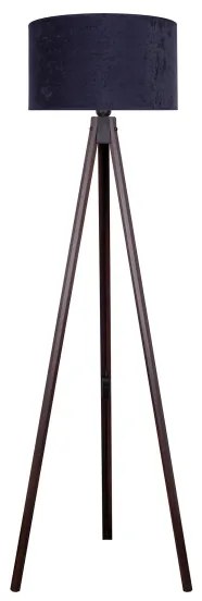 Brilagi - Stojacia lampa VELVET 1xE27/60W/230V wenge/modrá