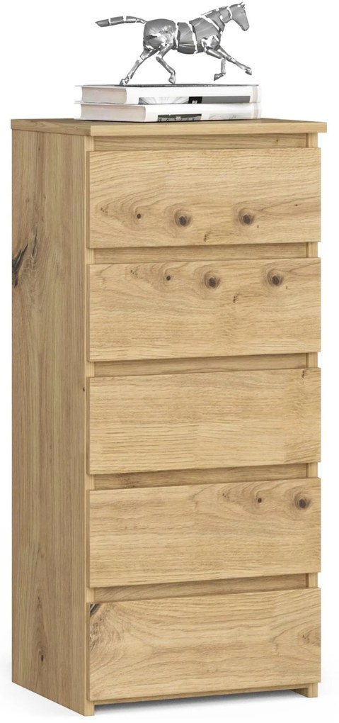 Komoda Cipriano III (dub artisan). Akcia -23%. Vlastná spoľahlivá doprava až k Vám domov. 1128613
