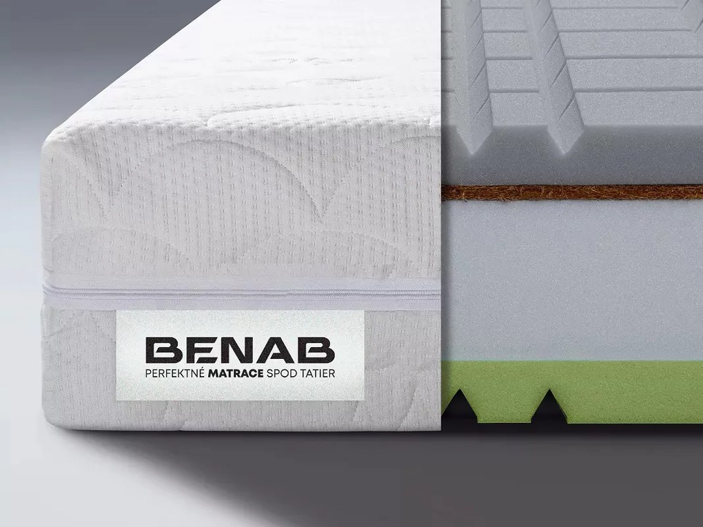 Penový matrac Benab Ares 200x180 cm (T4/T3). Akcia -10%. Vlastná spoľahlivá doprava až k Vám domov. 763762