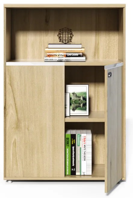 Kancelárska skrinka Houseland Profit Dru 02 dub prírodný