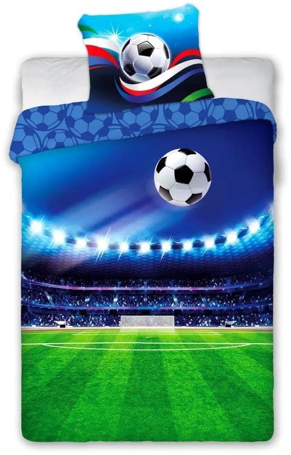 FARO Bavlnené obliečky 140x200 + 70x90 cm - Futbal