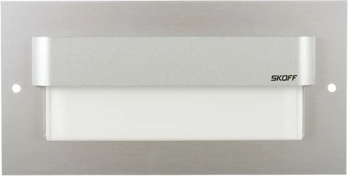 LED nástenné svietidlo Skoff Tango Max hliník neutrálna biela IP20 ML-TMX-G-N