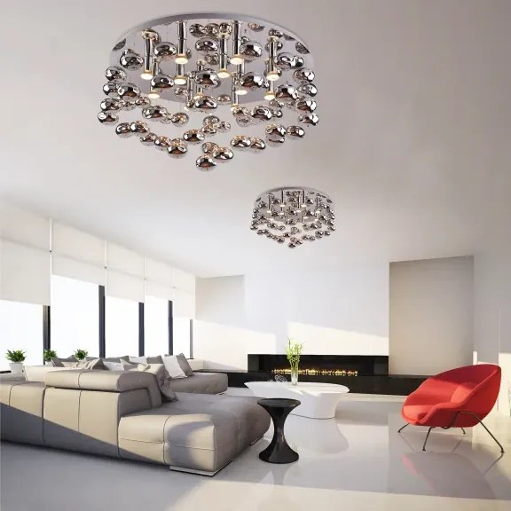 Luxusný luster Luvia 80 chróm