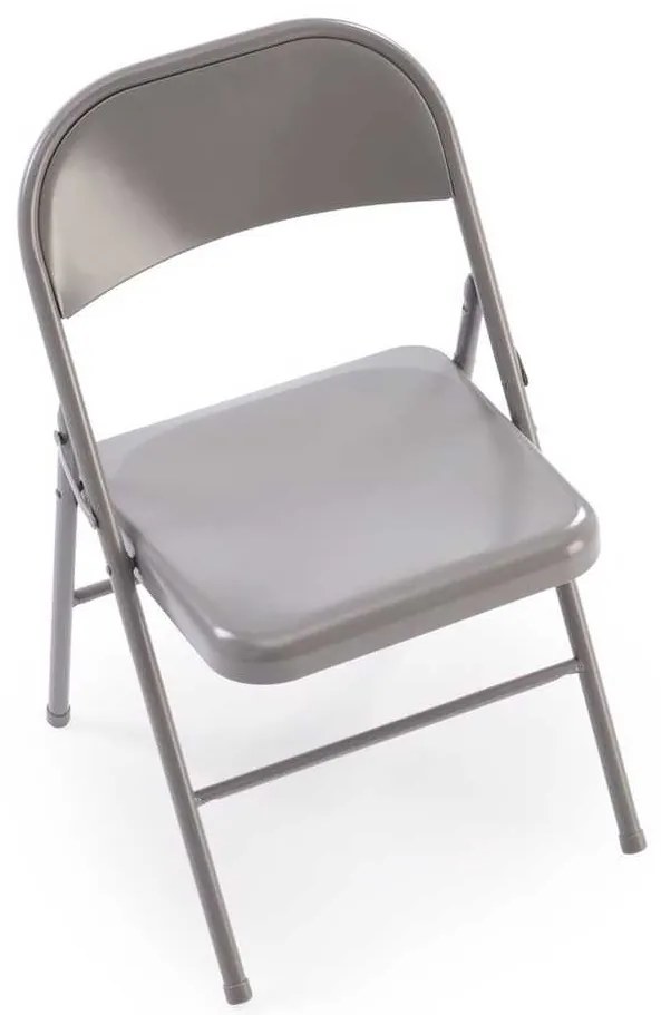 Skladacia stolička Acton, sivá