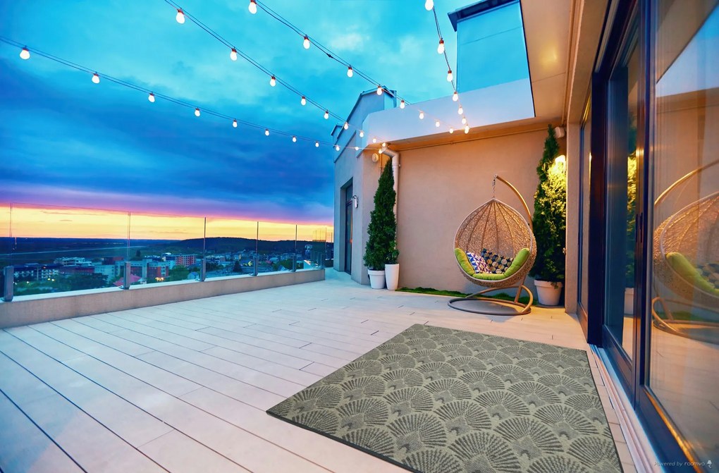 Mujkoberec Original, Ručne tkaný voňavý kusový koberec Vetiver 05, 120x170, béžová, exteriér