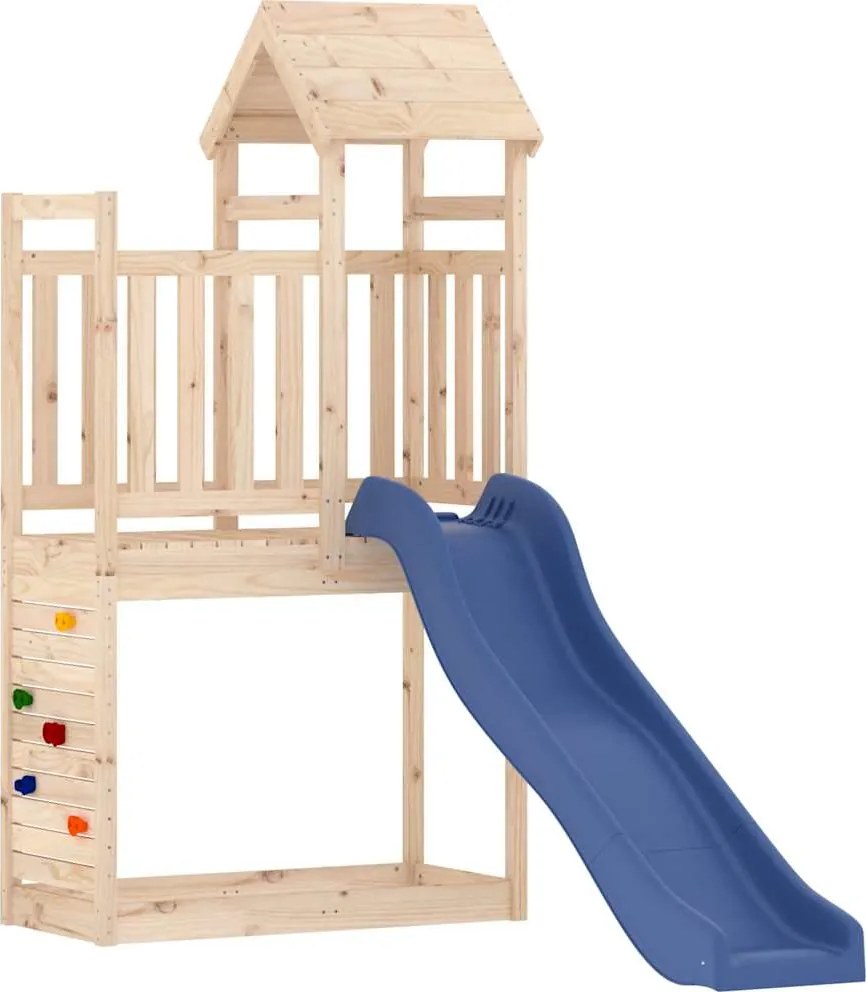 vidaXL Vonkajšia súprava na hranie masívna borovica