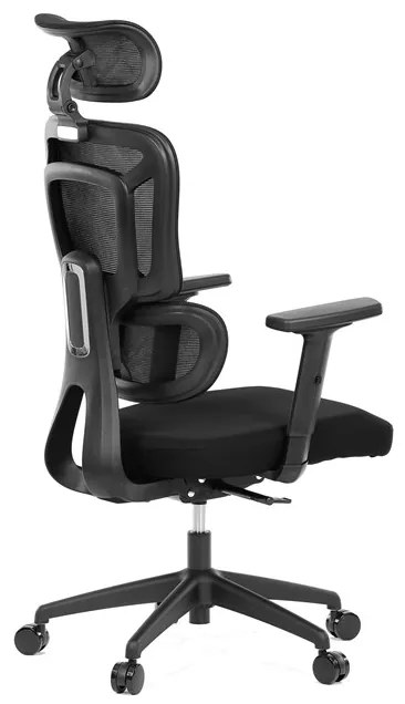 Autronic BONTEC Kancelárska stolička, synchrónny mechanizmus, čierna sieťovina, KA-Y358 BK Farba: Čierna