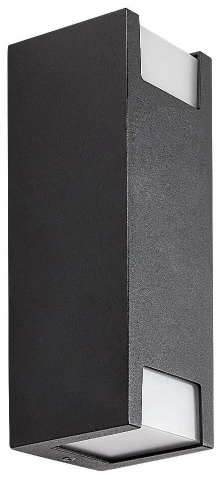 Rabalux 77055 - Vonkajšie nástenné svietidlo CERNON 2xGU10/7W/230V IP44 čierna RL77055