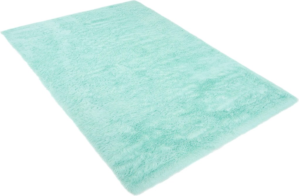 TA Koberec MINT MINT SILK Modrý Obdĺžnikový