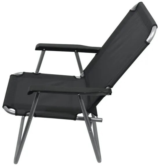 Skladacia kempingová stolička sivá