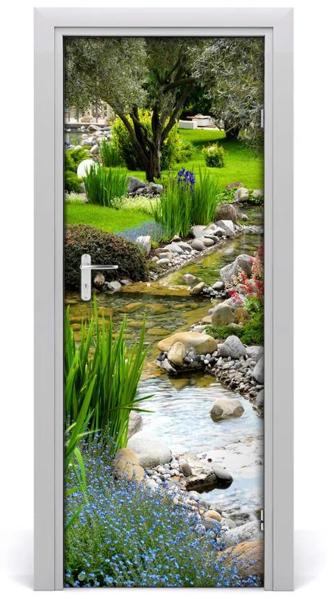Fototapeta na dvere ázijská záhrada 85x205 cm