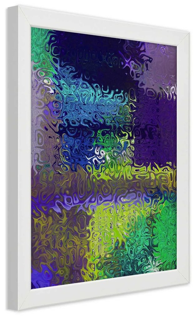 Gario Plagát Fialová abstrakcia Farba rámu: Bez rámu, Rozmery: 70 x 100 cm