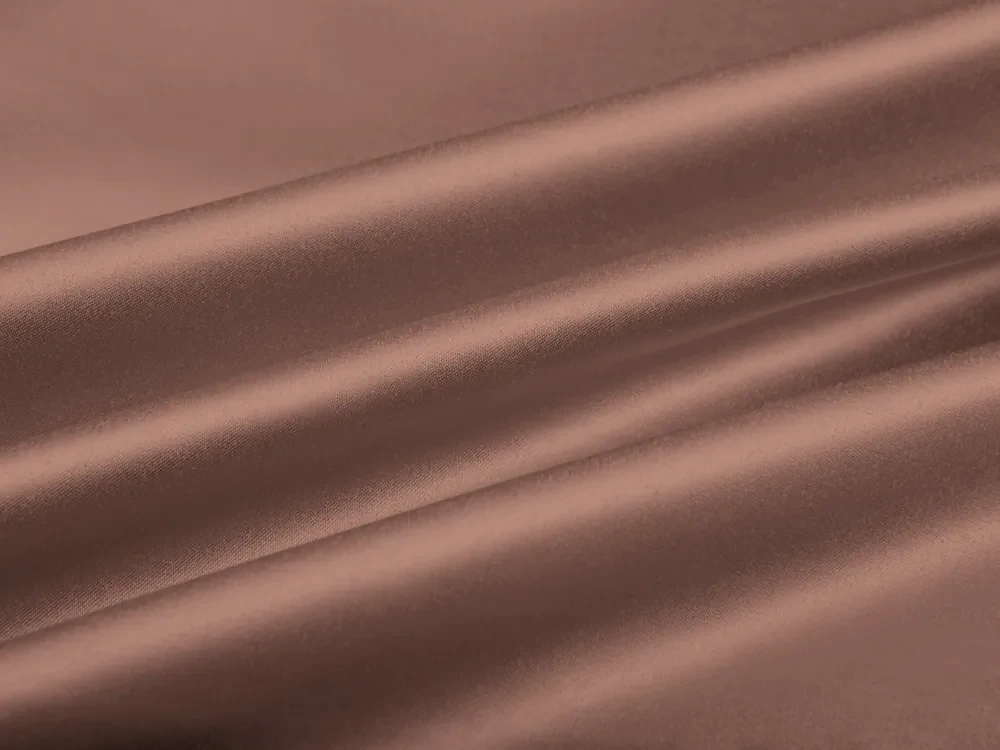 Biante Saténový záves LUX-L048 Bronzovo hnedý 140x150 cm