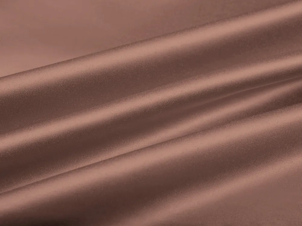 Biante Saténový záves LUX-L048 Bronzovo hnedý 140x160 cm