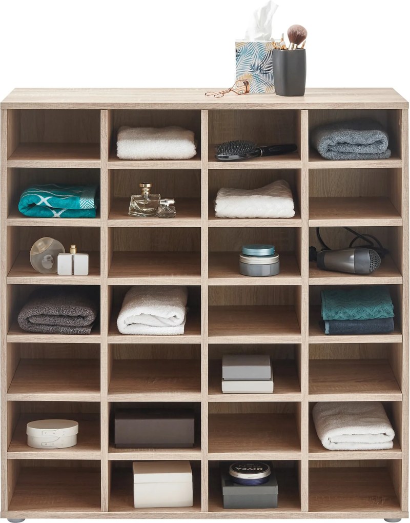 Sconto Regál STIVALI dub sonoma, výška 96 cm