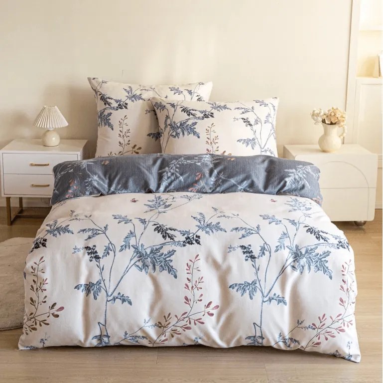 Flanelové obliečky z mikrovlákna GRETA krémové Rozmer obliečky: 70 x 90 cm | 140 x 200 cm