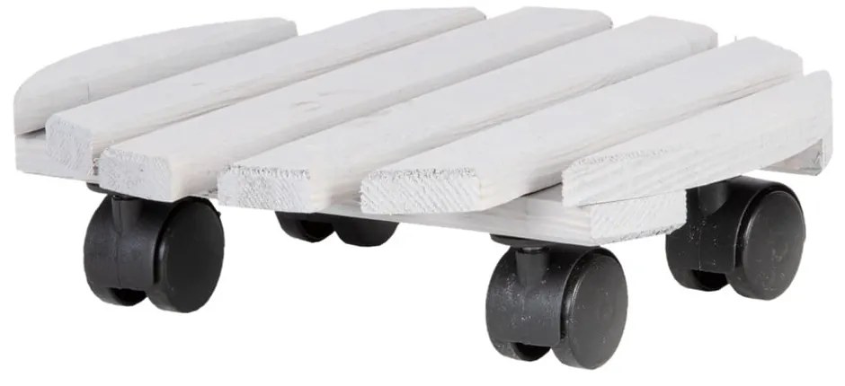 Drevený pojazdný podstavec pod kvetináč ø 29 cm (výška 8 cm) Indoor &amp; Outdoor – Esschert Design