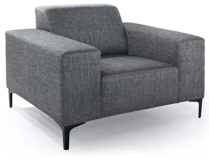 Tmavosivé kreslo Diva - Scandic