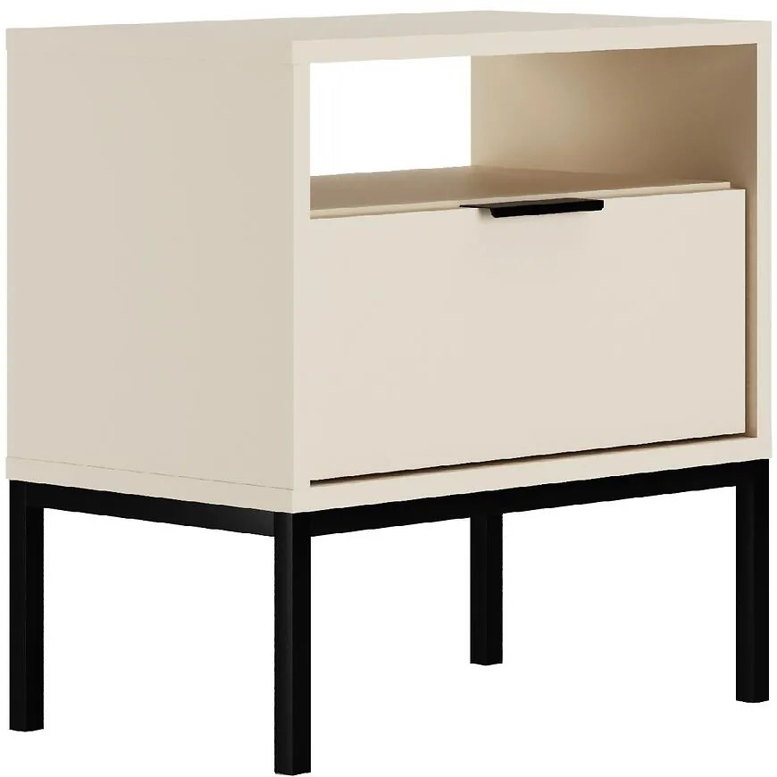 Nočný stolík Austin Kašmír/Čierna