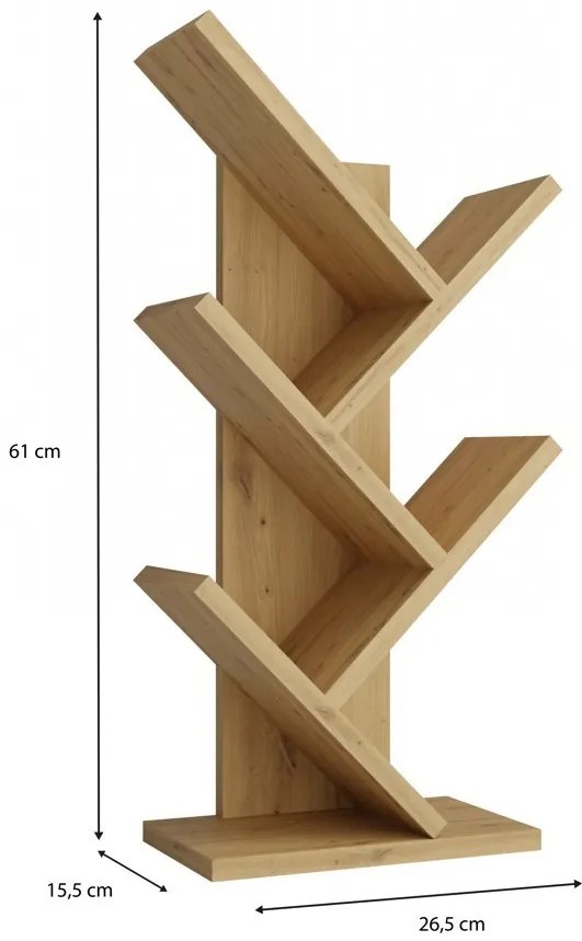 Knižnica Funny Mini 26,5 cm dub artisan