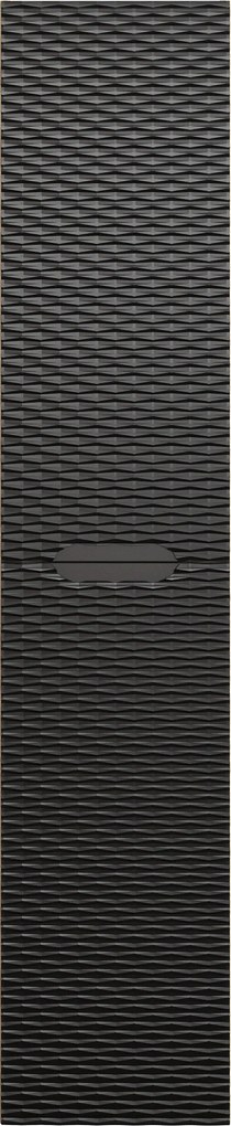 Comad Doplnková kúpeľňová skrinka vysoká Ocean Black 35 dub olejovaný/čierna mat