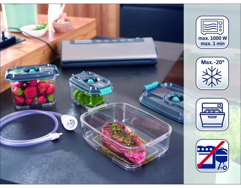 Leifheit Set vákuovacích dóz 03233