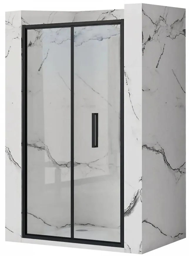 Sprchové dvere Rapid Fold 80x195 black Rea K6418