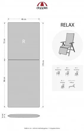 Doppler EXPERT 2430 relax - poduška na relaxačné kreslo
