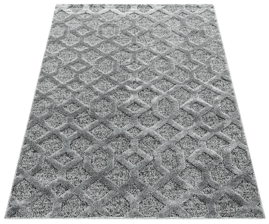 Ayyildiz Kusový koberec PISA 4702, Sivá Rozmer koberca: 140 x 200 cm