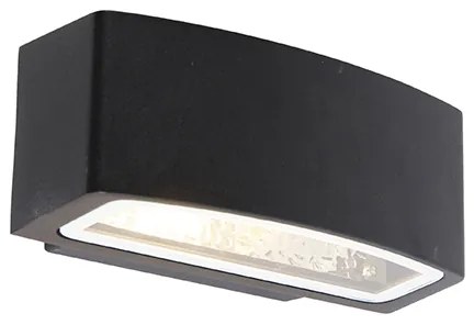 Moderná vonkajšia nástenná lampa čierna IP44 - Latina
