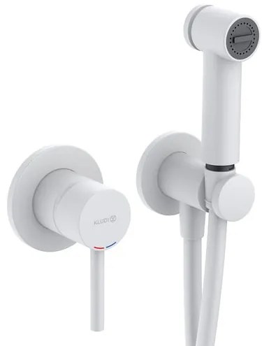 Kludi Bozz bidetová batéria vrátane podomietkového telesa biela matná 389985376