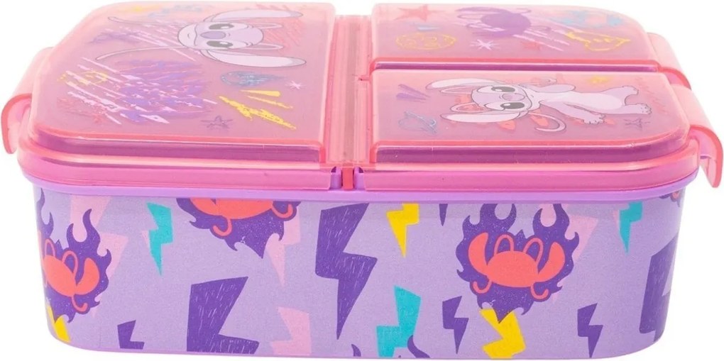 Multibox na desiatu Lilo & Stitch - motív Angel - s 3 priehradkami